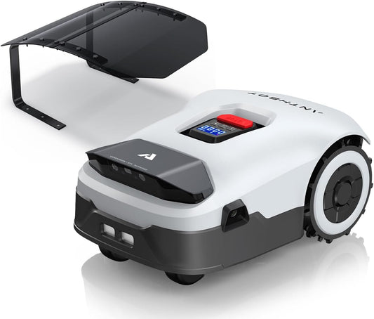 ANTHBOT Genie3000 Robot Lawn Mower, Perimeter Wire Free, Full Band RTK+4-Eye Vision Robot Lawnmower, Recommended for 3000 m², Max 3200 m², Automatic Mapping, Accurate Obstacle Avoidance, APP Control