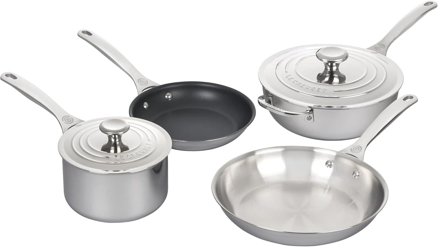 Le Creuset Tri-Ply Stainless Steel 12 pc. Cookware Set